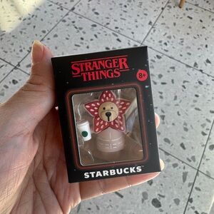 Starbucks Red and Cream Collectible Figure stranger things